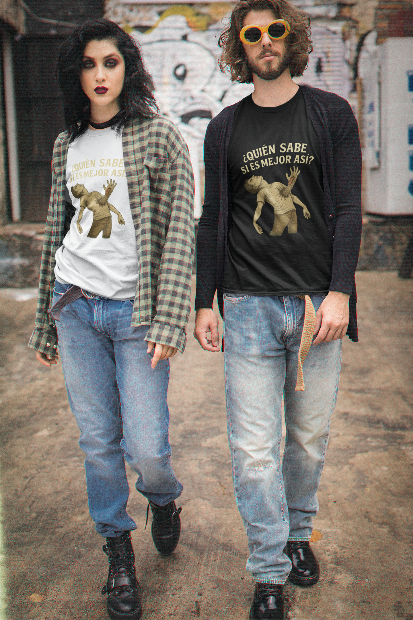 Camiseta Unisex "¿Quién Sabe Si Es Mejor Así?" - Diseño Existencial